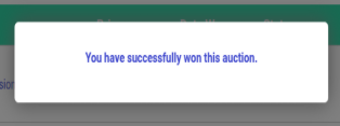 won auction